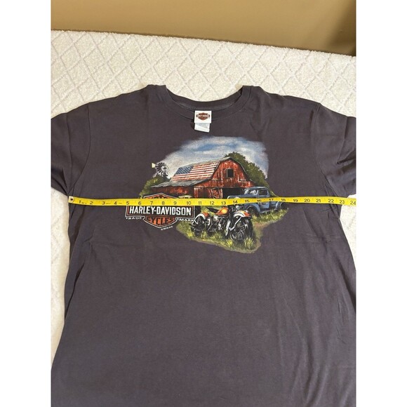 Vintage Harley Davidson USA Made Myrtle Beach SC 2 Sided Brown Tee Men’s XL - Picture 13 of 13